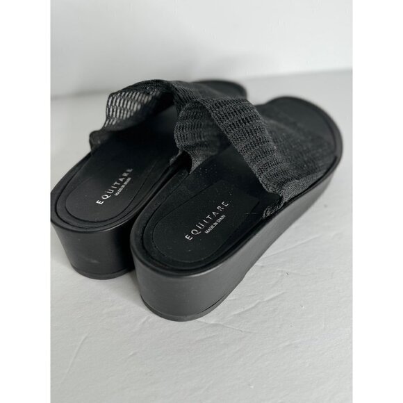 Free People Equitare IRIA Net Black Slide Sandal Size 40 US  Free People Equitare IRIA Net Black Slide Sandal Size 40 US 9.5